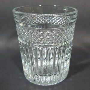 Libbey Radiant Double Old Fashioned Drinking Glass 12 fl Oz Diamond Pattern